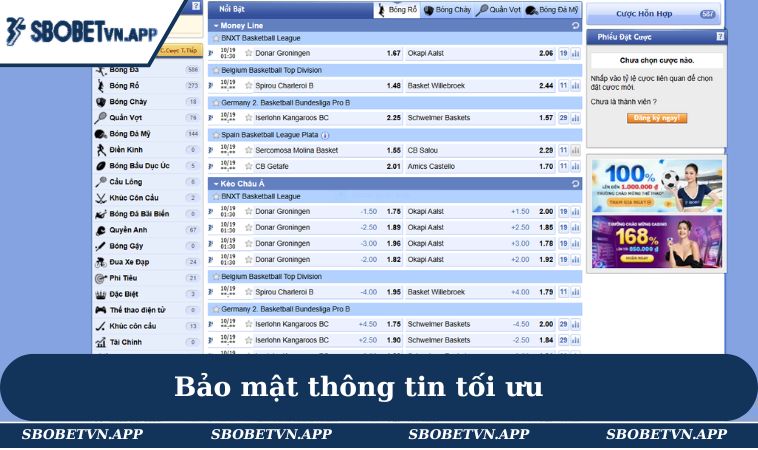 Giới Thiệu SBOBET 2 Hệ thống bảo mật tối ưu nâng cao trải nghiệm