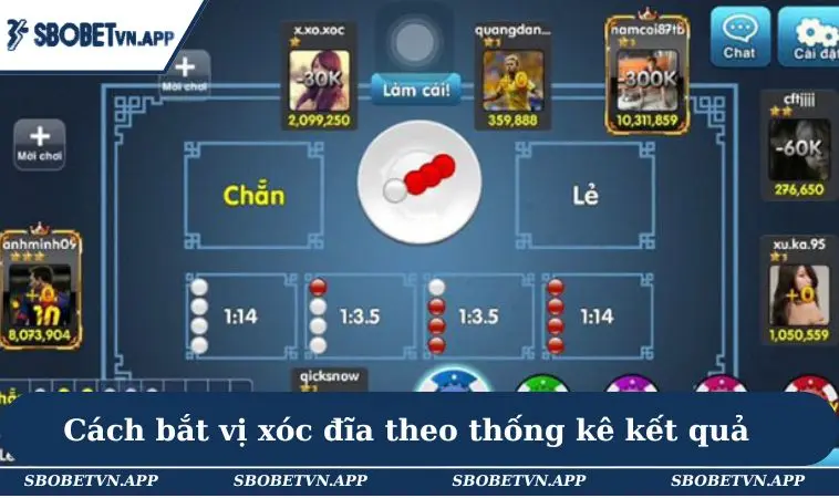 Cách Bắt Vị Xóc Đĩa - 3 Bí Quyết Hiệu Quả Không Thể Bỏ Lỡ 2 Cách bắt vị xóc đĩa theo thống kê kết quả